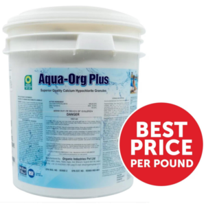 Aqua-Org Plus - Calcium Hypochlorite Pool Shock, 55 lbs