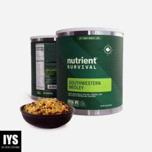 Nutrient Survival MRE Southwestern Medley Ready to Eat Meals, Freeze Dried Prepper Supplies & Emergency Food Supply