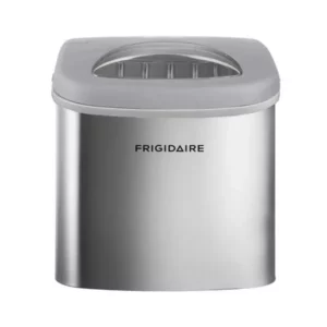 Frigidaire, 26 lbs. Ice Maker, Bullet-Shaped Ice, Stainless Steel, EFIC130