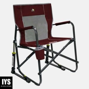 GCI Outdoor Freestyle Rocker, Maroon, Adult Chair