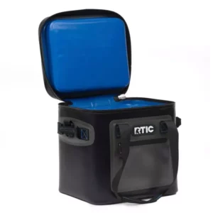 RTIC Outdoors 12 Cans Soft Sided Cooler-Blue/Gray