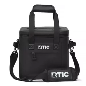 RTIC Outdoors 12 Cans Soft Sided Cooler-Black