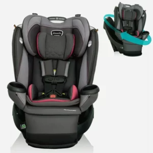 Evenflo Revolve 360 Extend All-in-One Rotational Convertible Car Seat with Quick Clean Cover - Rowe