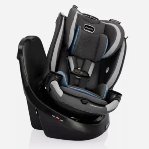 Evenflo Revolve 360 Slim 2-in-1 Rotational Convertible Car Seat with Quick Clean Cover - Stow