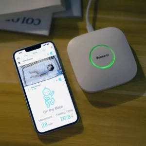 Sense-U Smart Baby Monitor 3 + Video Monitor - Tracks Child's Body Movement