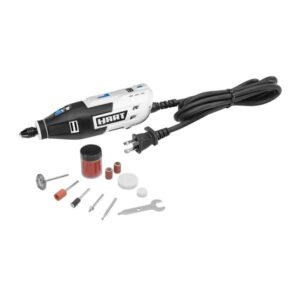 HART 1 Amp 2-Speed Rotary Tool Kit with 10 Accessories