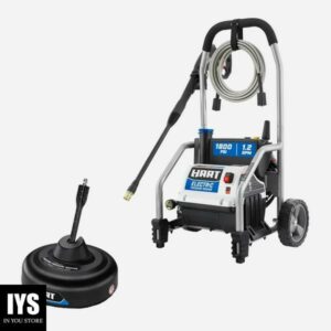 HART 1800 PSI 1.2 GPM Electric Pressure Washer with Bonus 11" Surface Cleaner