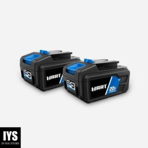 HART 2-pack 20-Volt Lithium-Ion 4.0Ah Batteries (Charger Not Included)