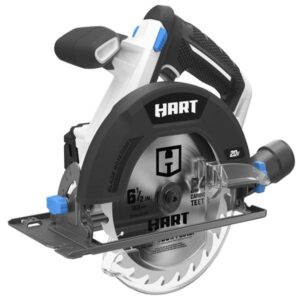 HART 20-Volt 6 1/2-inch Cordless Circular Saw Kit (1) 20-Volt 4.0Ah Lithium-Ion Battery