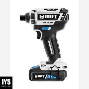 HART 20-Volt Brushless Impact Driver Kit (1) 20-Volt 2.0Ah Lithium-ion Battery