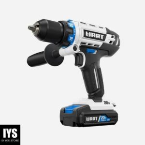 HART 20-Volt Cordless 1/2-inch Hammer Drill Kit (1) 1.5Ah Lithium-Ion Battery