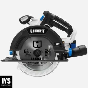 HART 20-Volt Cordless 6 1/2-inch Circular Saw Kit (1) 20-Volt 4.0Ah Lithium-Ion Battery