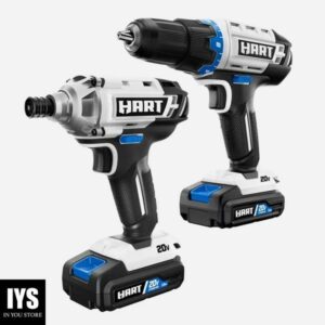 HART 20-Volt Cordless Drill and Impact Combo Kit