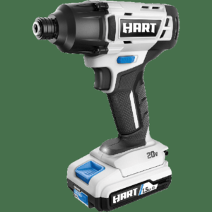 HART 20-Volt Cordless Impact Driver Kit, (1) 1.5Ah Lithium-Ion Battery, Gen 2