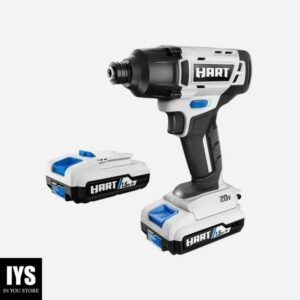HART 20-Volt Cordless Impact Driver Kit, (2) 1.5Ah Lithium-Ion Batteries, Gen 2