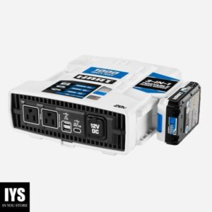 HART 20V 1000-Watt Max Automotive Power Inverter Kit, (1) 2.0Ah Lithium-Ion Battery
