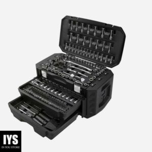 HART 215-Piece Mechanics Tool Set, Multiple Drive, Chrome Finish