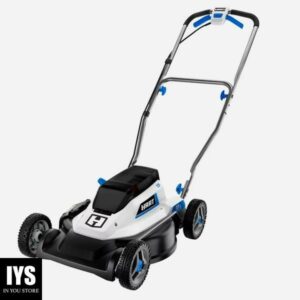 HART 40-Volt Cordless 18-inch Push Mower Kit, (1) 6Ah Lithium-Ion Battery & Charger
