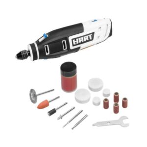 HART Battery Powered 4-Volts Rotary Tool Kit with Accessories