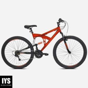 Kent 29 in. Flexor Men's Dual Suspension Mountain Bike, Red