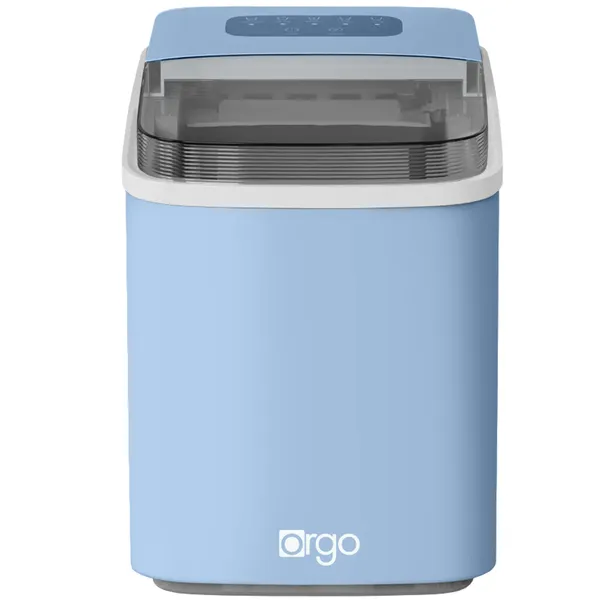 Orgo Products The Sierra Countertop Ice Maker, Bullet Shaped Ice Type,Blue