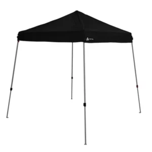 Ozark Trail 10' x 10' Instant Slant Leg Canopy, Black, Outdoor Canopy Type
