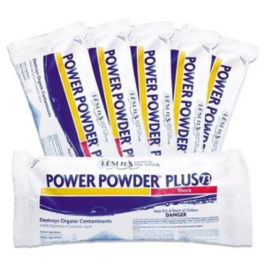 Leslie's - Power Powder Plus 73% Calcium Hypochlorite Pool Shock 6-Pack of 1 lb. Bags