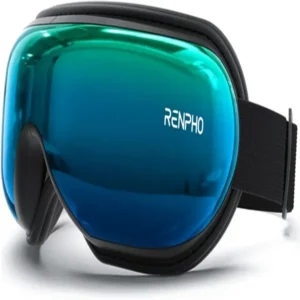 RENPHO Eye Massager with Heat & Bluetooth Music, Reduce Eye Strain Dark Circles Dry Eye Improve Sleep(Green)