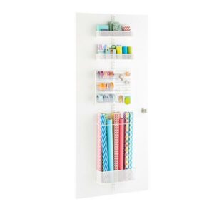 Elfa Utility Wire Gift Packaging Over the Door Rack White
