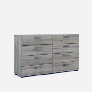 Loft 8 Drawer Double Dresser, Truffle Oak