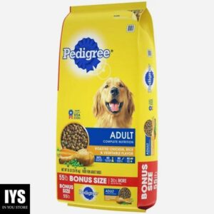 PEDIGREE Complete Nutrition Adult Dry Dog Food, Roasted Chicken, Rice & Vegetable Flavor, 55 lb. Bag