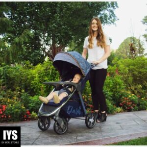 Monbebe Dash Travel System Stroller and Infant Car Seat, Boho