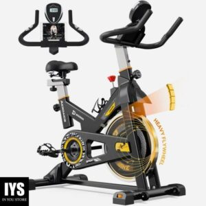 Pooboo Exercise Bike Indoor Cycling Bike Magnetic Cycle Bicycle 16-Level Stationary Magnetic Resistance