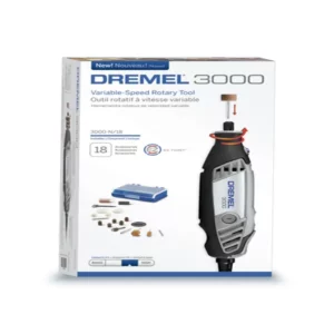 Dremel 3000-N/18 Variable Speed Rotary Tool with EZ Twist™ Nose Cap, 18 Accessories
