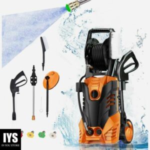 SUGIFT 3000 PSI 2.0 GPM Electric Pressure Washer for Outdoor Use, Orange