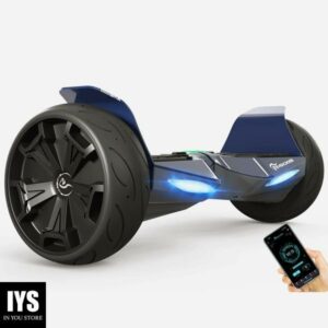 EVERCROSS 8.5''Hoverboard, Built-in Bluetooth Speaker & App Connectivity - Blue