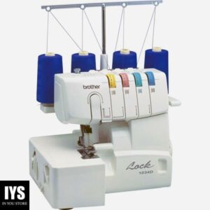Brother 1034D 3 or 4 Thread Serger with Easy Lay-in Threading, White