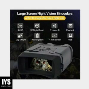 BEBANG Night Vision Binoculars for Total Darkness, 7 Level Digital Rechargeable Night Vision Goggles