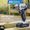 HART 20-Volt Cordless 4-Tool Combo Kit & 200-Piece Drill & Driver Accessory Kit, 16-inch Storage Bag