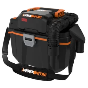 WORX WX031L.9 2 0V 2.1 Gal Cord less Wet/Dry Va cuum-Color: Black