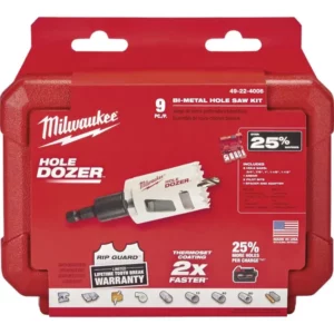 Milwaukee HOLE DOZER Ice Hardened Bi-Metal General Purpose Hole Saw Set (9-Piece)