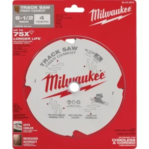 Milwaukee 6-1/2 In. 4T Fiber Cement Track Saw Blade