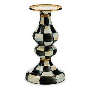 Courtly Check Medium Pillar Candlestick