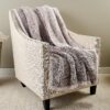 Barefoot Dreams CozyChic Palm Fronds 54" x 72" Throw - BeachRockAlmond