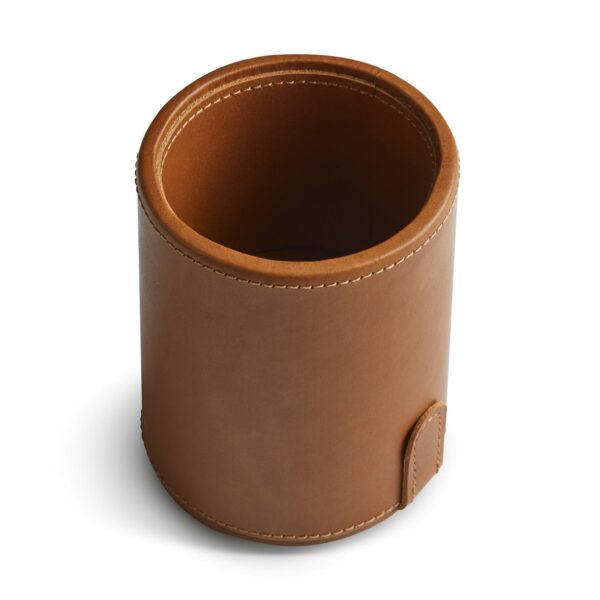 Shinola Leather Dice Cup with Dice - Image 3