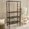 Pop-It 4-Tier Collapsible and Adjustable Storage Rack - Bronze