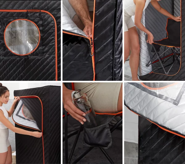 Sharper Image STEAM At Home Recovery Sauna Room - Image 4