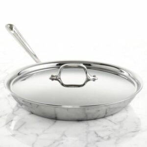 All-Clad Stainless Steel 12" Covered Fry Pan