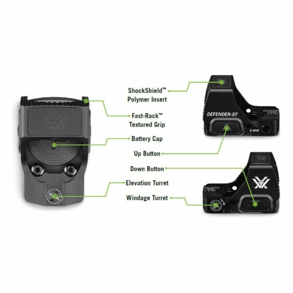 Vortex Optics Viper SG Enclosed Micro Red Dot Sights - Image 5