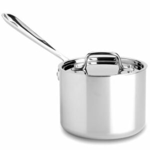 All-Clad Stainless Steel 2 Qt. Covered Saucepan